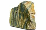 Free-Standing, Gary Green Jasper (Larsonite) Bog Wood - Oregon #334881-1